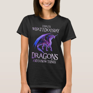T-shirt Dragonslayer Dragon Hommes Femmes Enfant