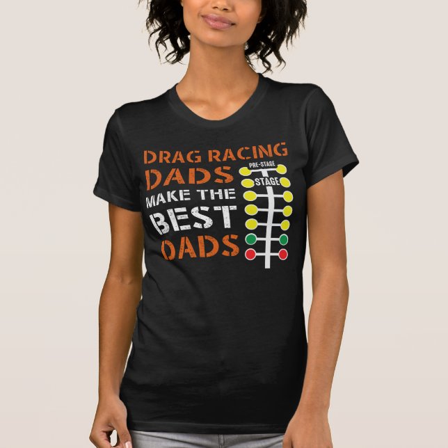 T-shirt Dragster Daddy Racer (Devant)
