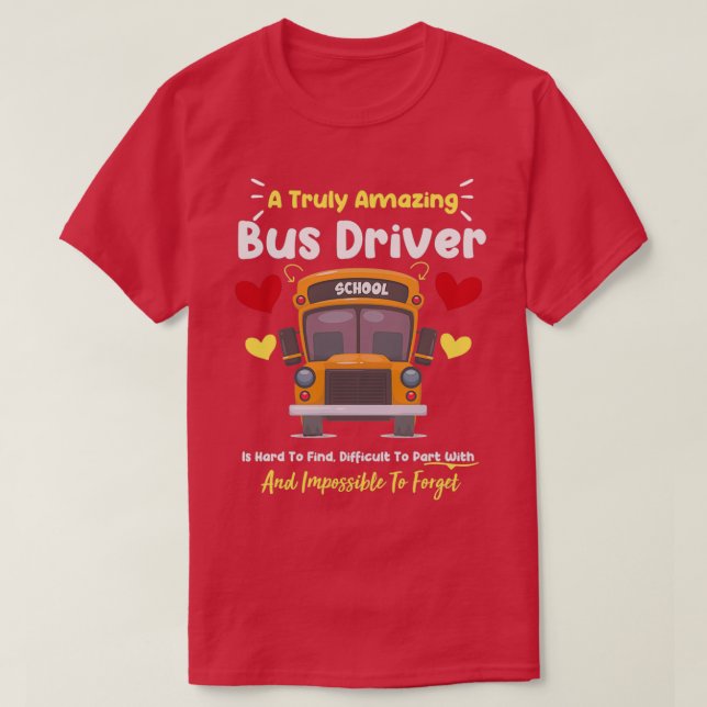 T-shirt drague d'autobus scolaire 2 (Design devant)