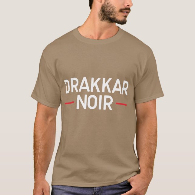 T-shirt drakkkar noir (Devant)