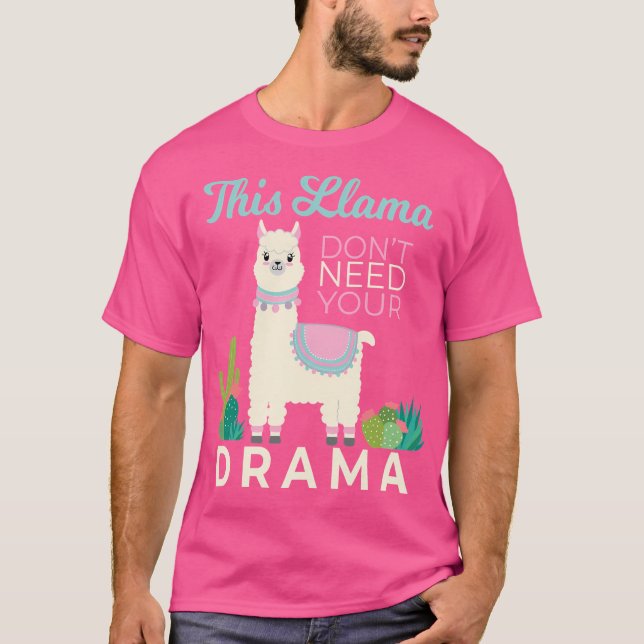 T-shirt Drama Llama (Devant)