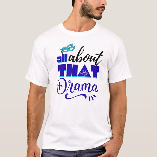 T-shirt Drama Tote Bag (Devant)