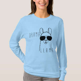 T-shirt dramatique Llama | Drôle Animal Tee