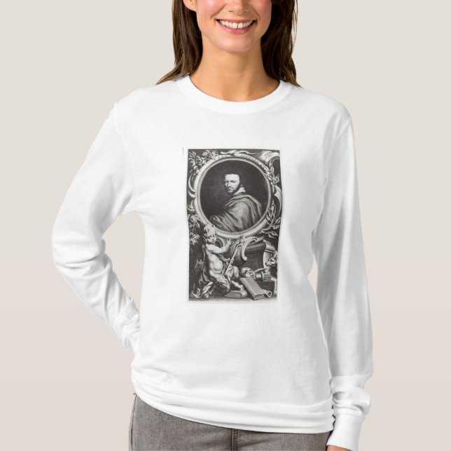 T-shirt Dramaturge de l'anglais de Ben Jonson (Devant)