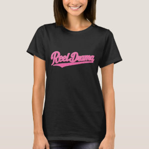 T-shirt Drame de Bobine Poupée Rose Filles Qui Pêchent Pêc