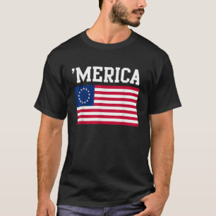 T-shirt Drapeau 13 étoiles Merica America USA Betsy Ross 4