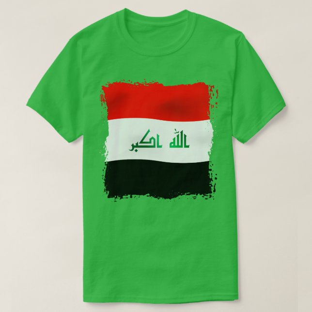 T-shirt Drapeau 1 de l'Iraq (Design devant)
