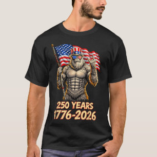 T-shirt Drapeau 250 Ans Usa 250 Ans 1776 2026 Bigfo