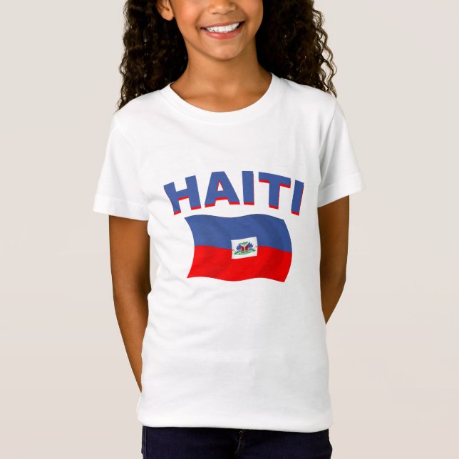 T-Shirt Drapeau 2 du Haïti (Devant)