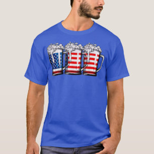 T-shirt Drapeau 4 juillet Amérique Vintage Amérique USA