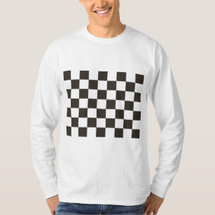 Damier Noir Et Blanc T shirts designs de t shirts Zazzle FR