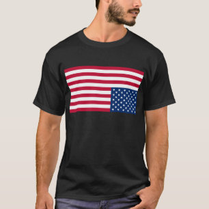 T-shirt Drapeau à l'envers des Etats-Unis (signal de