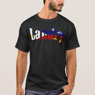 T-shirt Drapeau acadien de Louisiane Landry Cajun Pride
