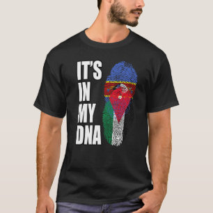 T-shirt Drapeau Adn Du Patrimoine Vintage Du Swaziland Et