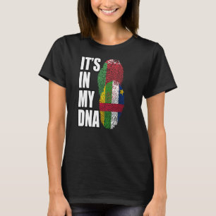 T-shirt Drapeau ADN Mélangé Biélorusse Et Centrafricain He