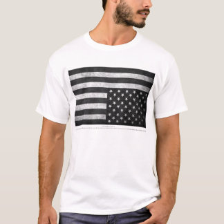 T-shirt Drapeau affligé