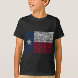 T-shirt Drapeau affligé du Texas