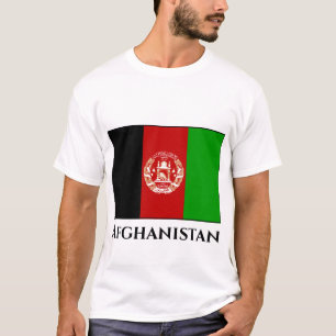 T-shirt Drapeau Afghanistan