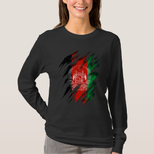 T-shirt Drapeau Afghanistan