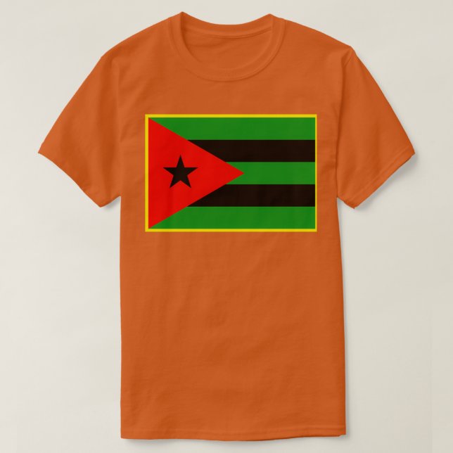 T-shirt Drapeau afro cubain (Design devant)