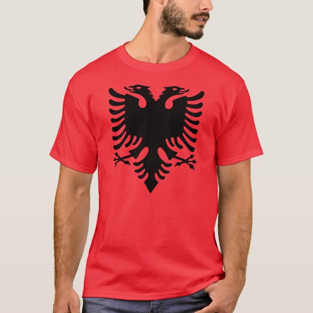 T-shirt Drapeau albanais (Devant)