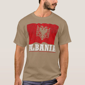 T-shirt Drapeau albanais