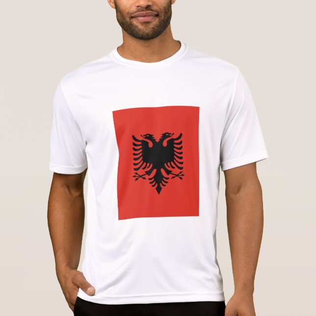 T-shirt Drapeau albanais (Devant)