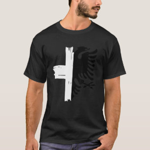 T-shirt Drapeau albanais Suisse amitié albanaise