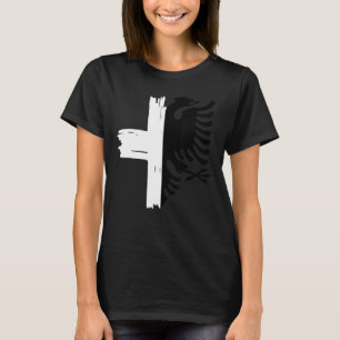 T-shirt Drapeau albanais Suisse amitié albanaise