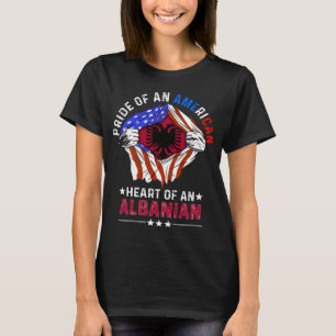 T-shirt Drapeau Albanie