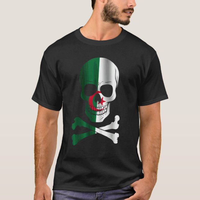 T-shirt Drapeau Algérie Drapeau Drapeau Algérie (Devant)