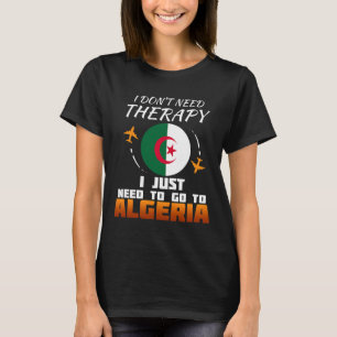T-shirt Drapeau algérien I Drapeau de l'Algérie I Cadeau d