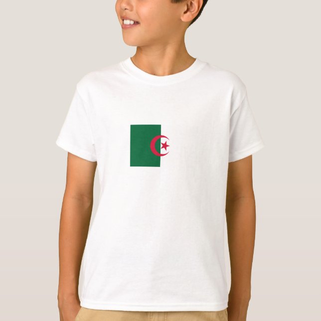 T-shirt Drapeau algérien patriotique (Devant)
