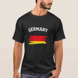 T-shirt Drapeau Allemagne Cadeaux de vacances allemands Al