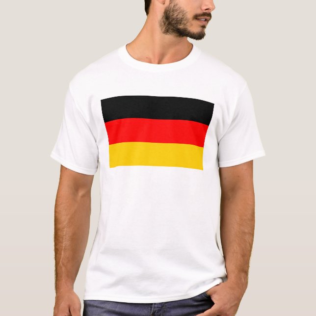 T-shirt Drapeau allemand (Devant)
