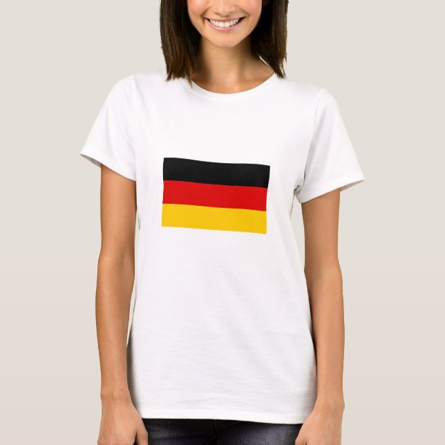 T-shirt Drapeau allemand (Devant)