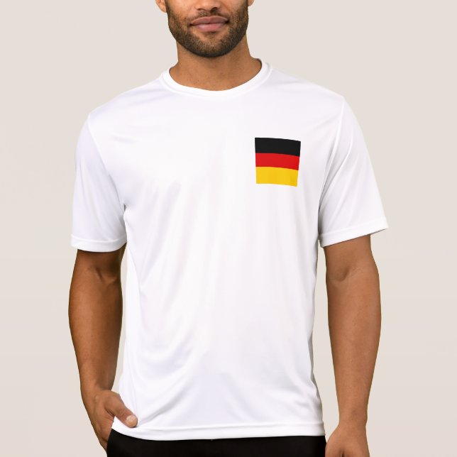 T-shirt Drapeau allemand (Devant)