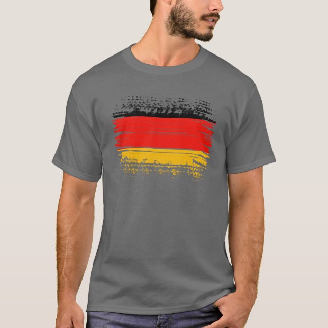 T-shirt Drapeau allemand (Devant)