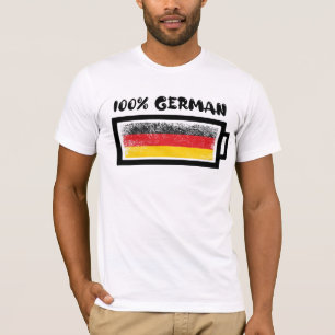 T-shirt Drapeau allemand à 100 %
