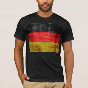 T-shirt Drapeau allemand Vintage