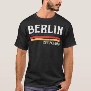 T-shirt Drapeau allemand vintage Berlin Couleurs Deutschla