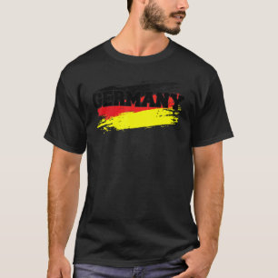 T-shirt Drapeau allemand Vintage désorganisé Angleterre Dr