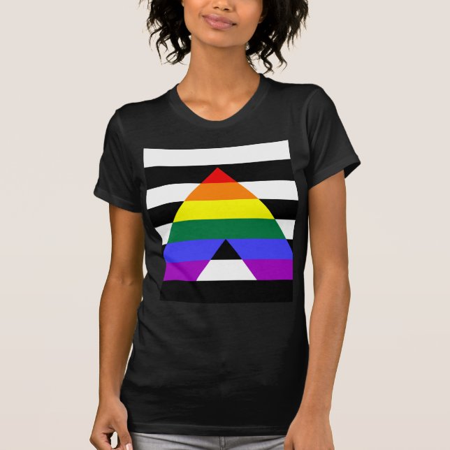 T-shirt Drapeau Ally droit (Devant)
