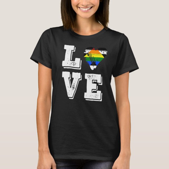 T-shirt Drapeau Ally Fierté droite Amour Allié droit Drape (Devant)