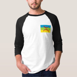 T-shirt Drapeau Amazigh Drapeau Berber Drapeau Kabyles