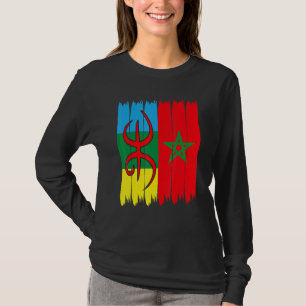 T-shirt Drapeau Amazigh maroc Fière Drapeau Amazigh Amazig
