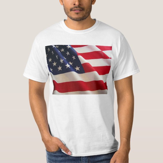 T-shirt Drapeau américain (Devant)