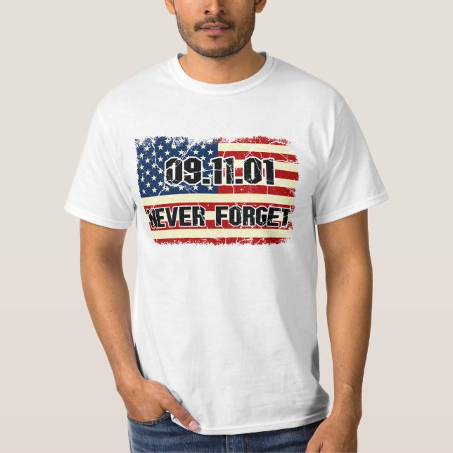 T-shirt Drapeau américain (Devant)
