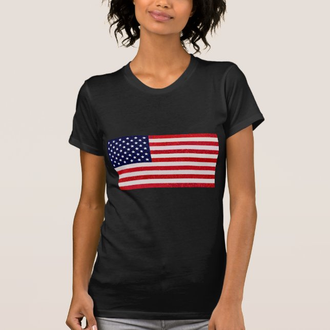 T-shirt Drapeau américain (Devant)
