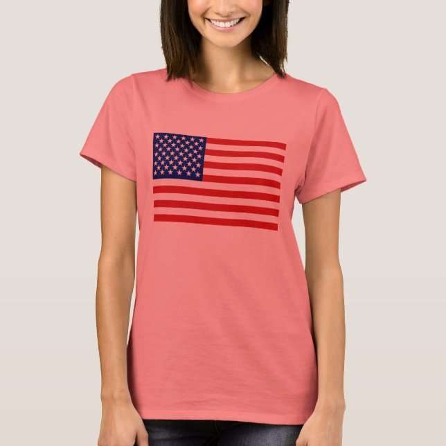 T-shirt Drapeau américain (Devant)